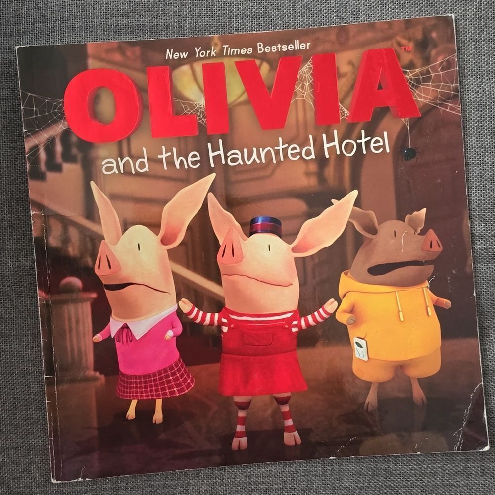 Olivia and the Haunted Hotel Book Pig Toddler PreK Kindergarten Halloween Kids